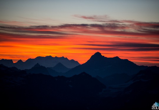 Sunrise - Franse Alpen Rein Rijke Zout Fotografie