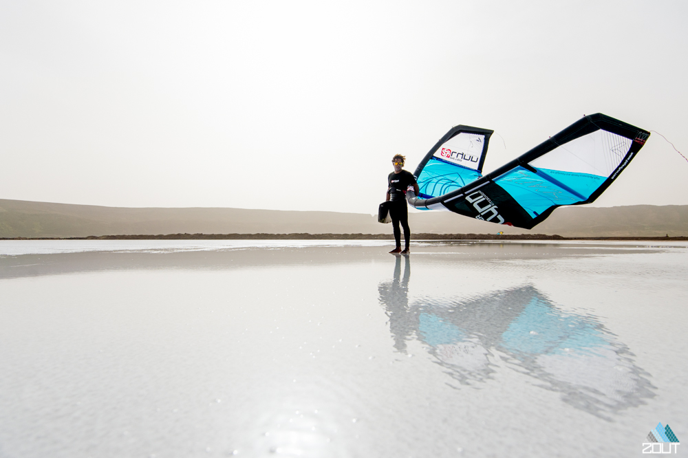 Kitesurfing Las Salinas, Sal, Cape Verde 