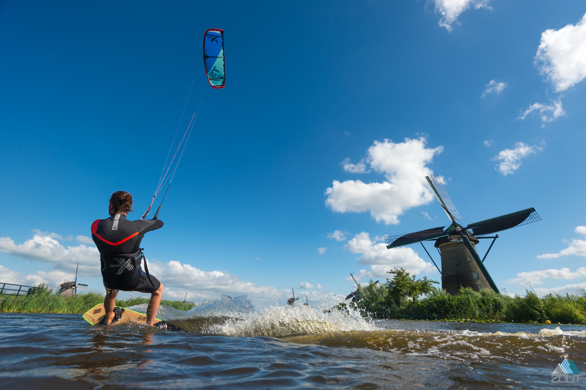 Kiteboarden Zaanse Schans