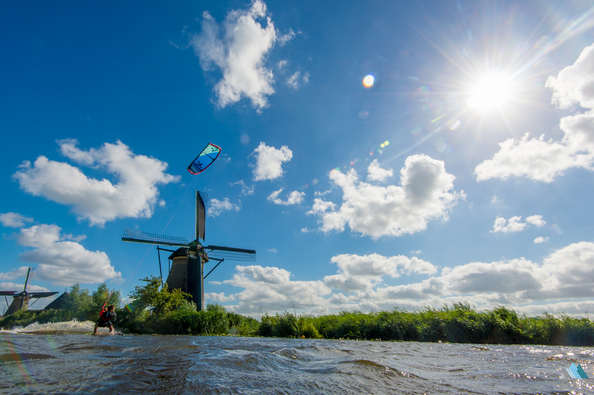 Kiteboarden Zaanse Schans