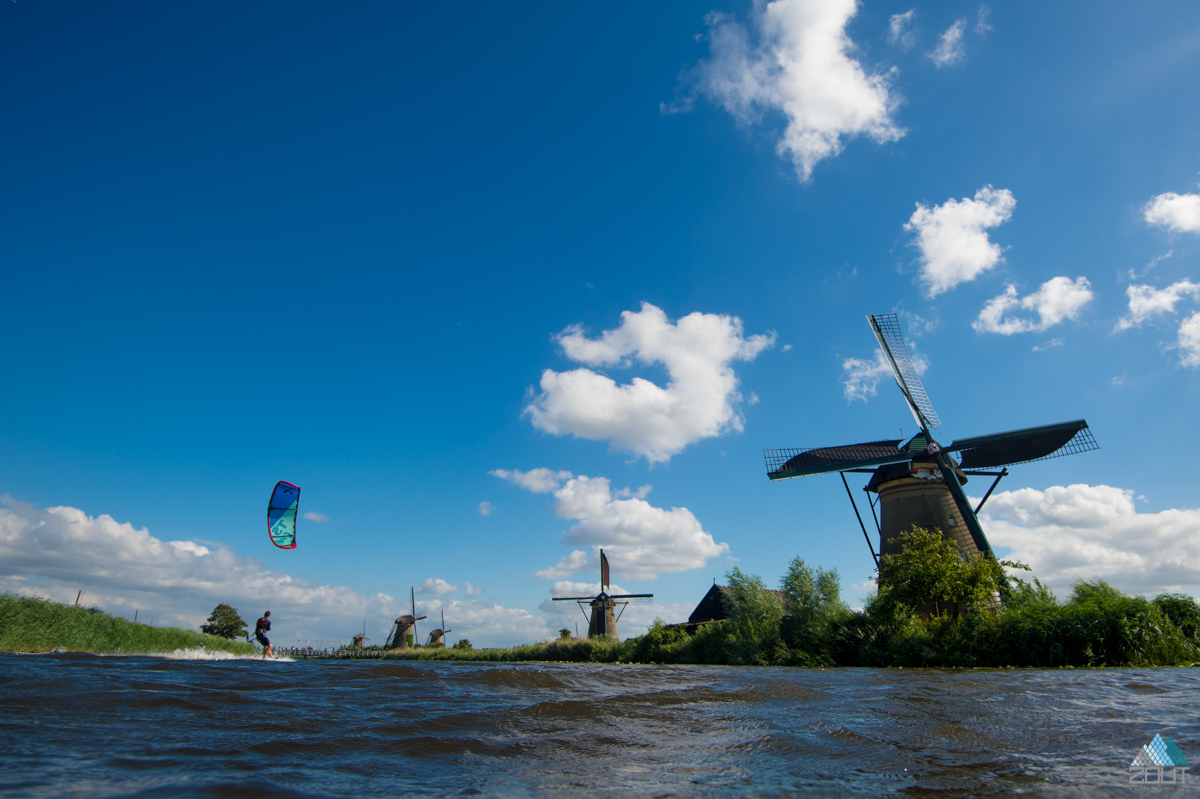 Kiteboarden Zaanse Schans