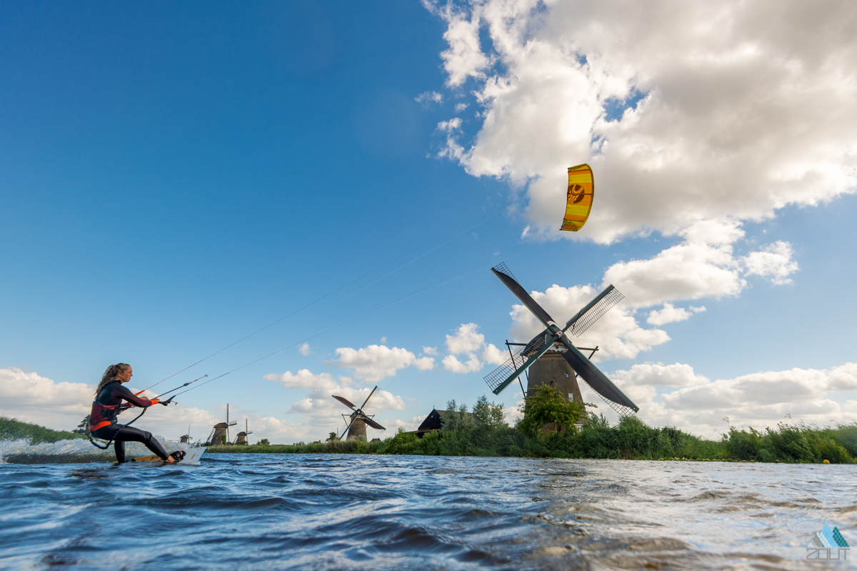 Kiteboarden Zaanse Schans