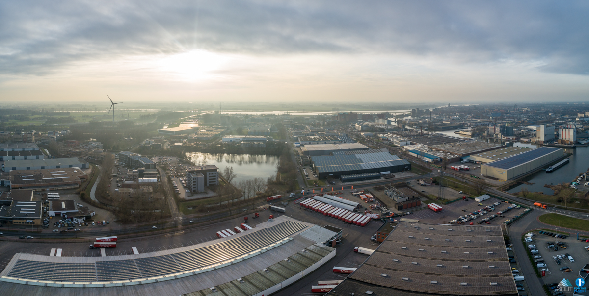 drone foto's Port of Deventer