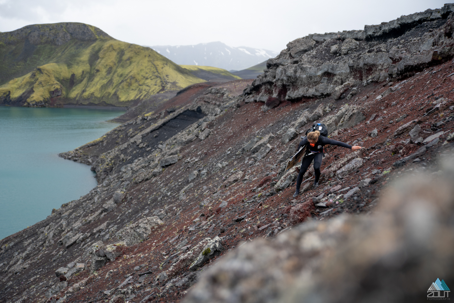 fotograaf rein rijke roderick Pijls kitesurfend vulkaankrater the last line