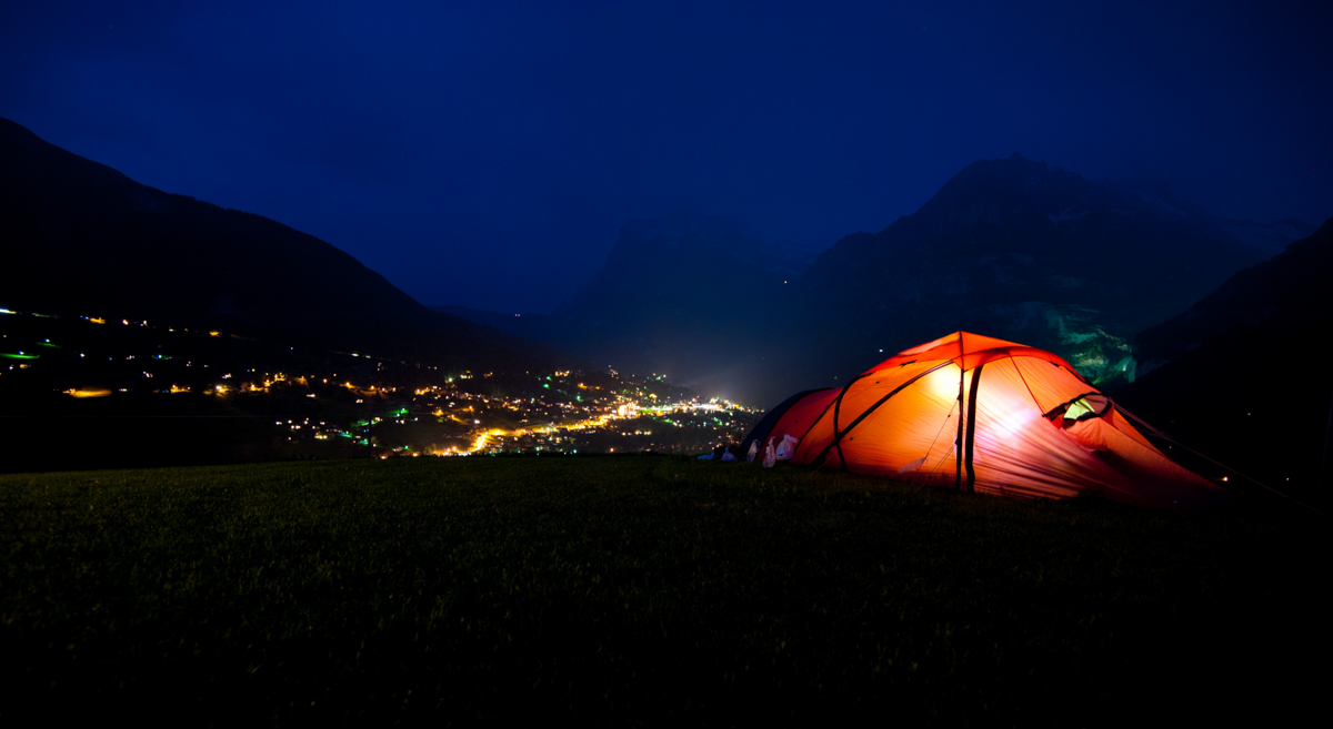 tentje nacht sterren