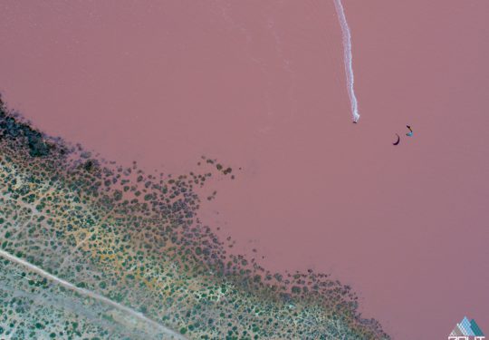 The Last Line; Pink Lake Las Salinas de Torrevieja 