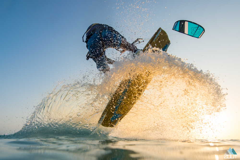 Kiteboarding Aruba Caribbean Zout Fotografie