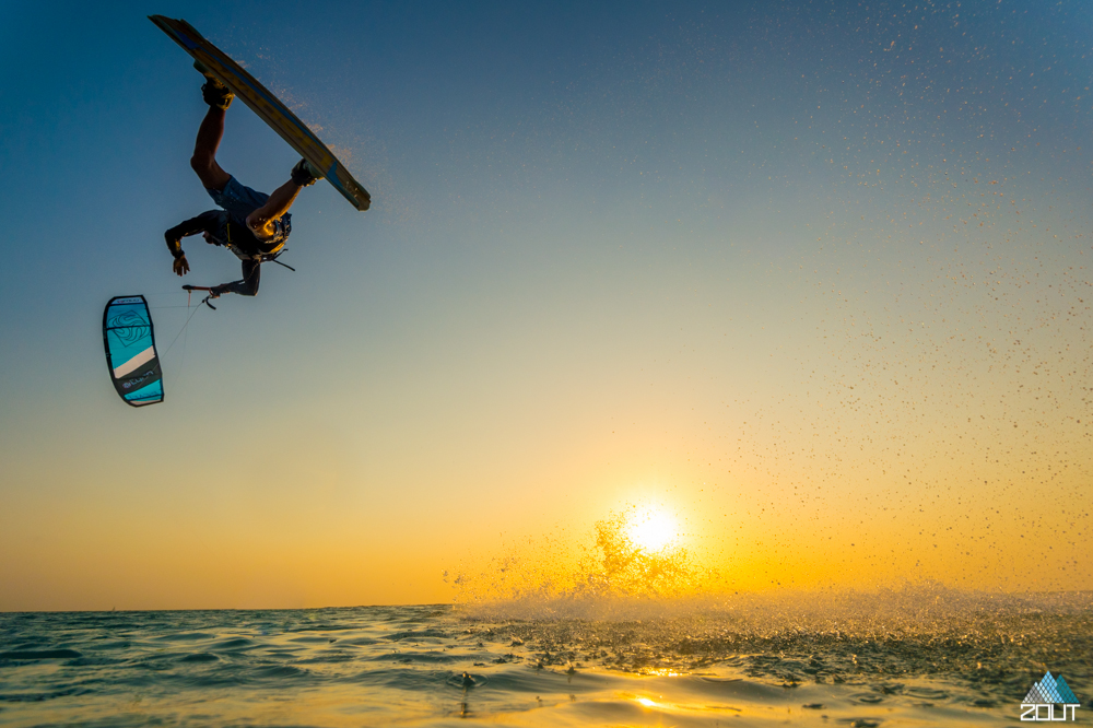 Kiteboarding Aruba Caribbean Zout Fotografie