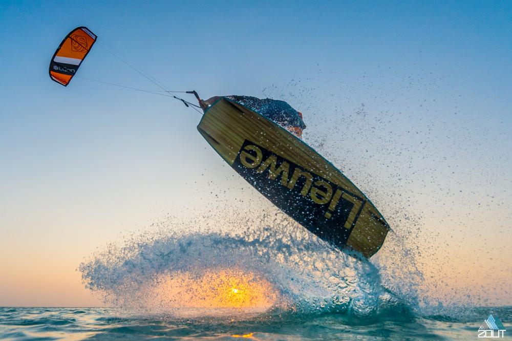 Kiteboarding Aruba Caribbean Zout Fotografie