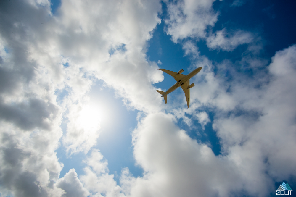 Tui Aruba flight vliegen