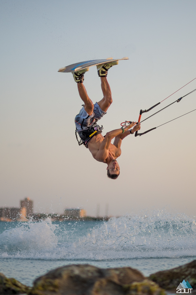 Kiteboarding Aruba Caribbean Zout Fotografie