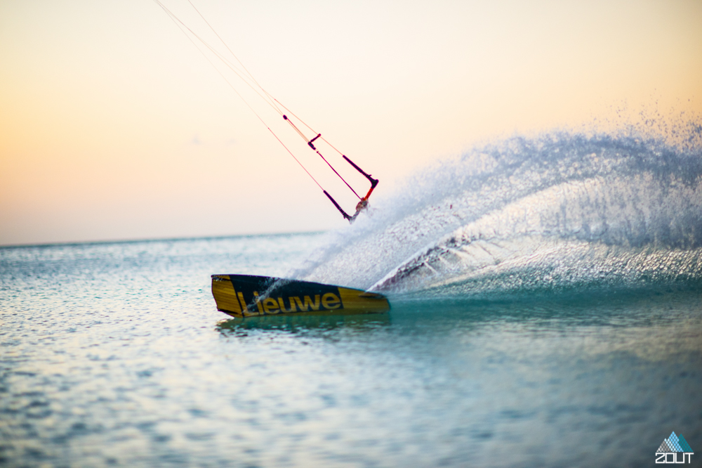 Kiteboarding Aruba Caribbean Zout Fotografie