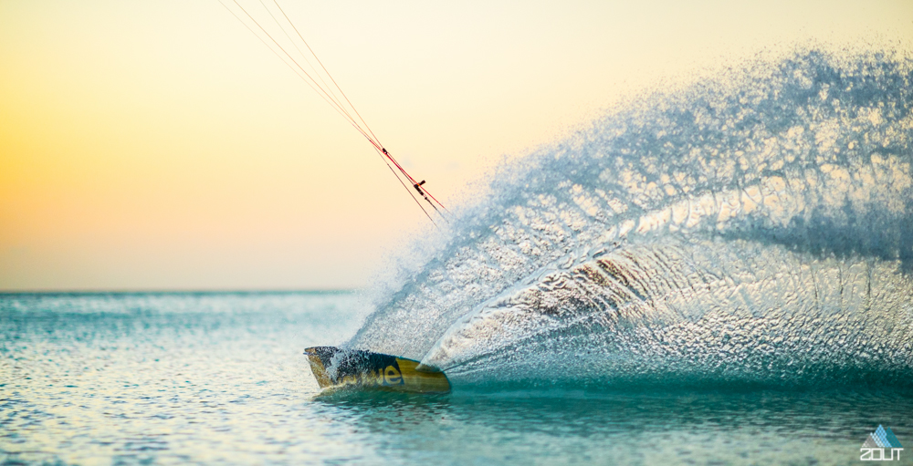 Kiteboarding Aruba Caribbean Zout Fotografie