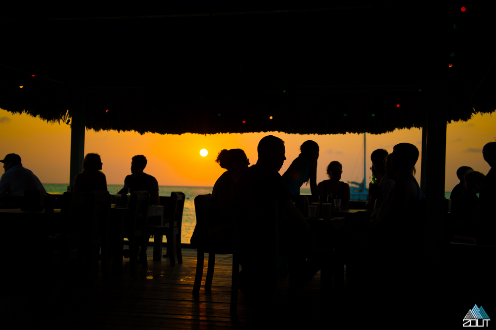 sunset aruba