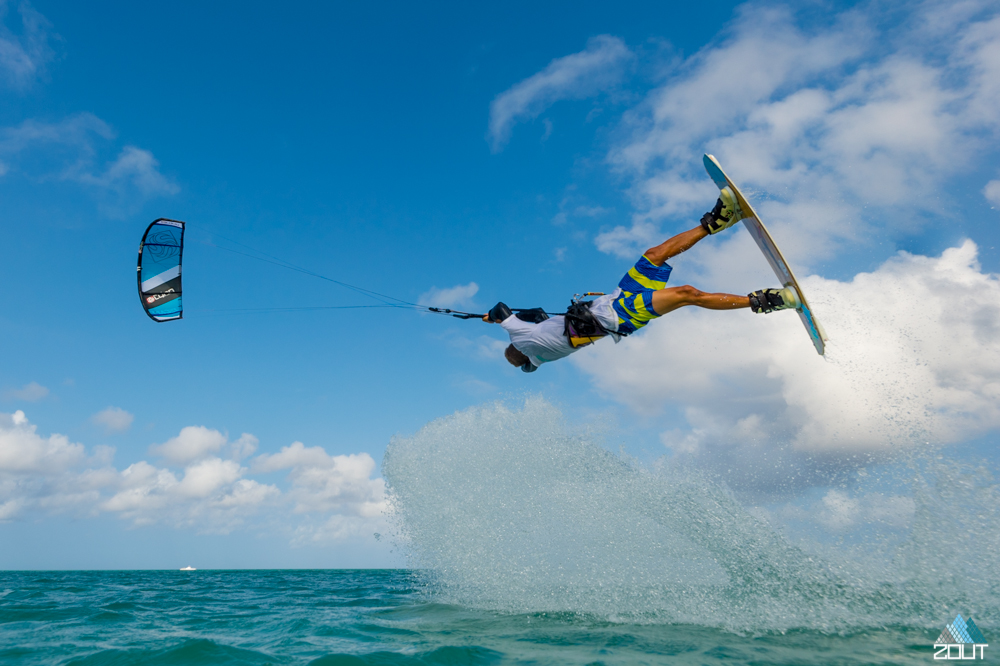 Kiteboarding Aruba Caribbean Zout Fotografie