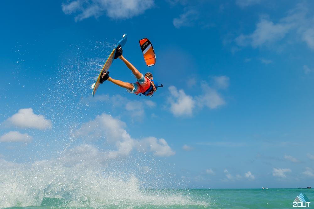 Kiteboarding Aruba Caribbean Zout Fotografie