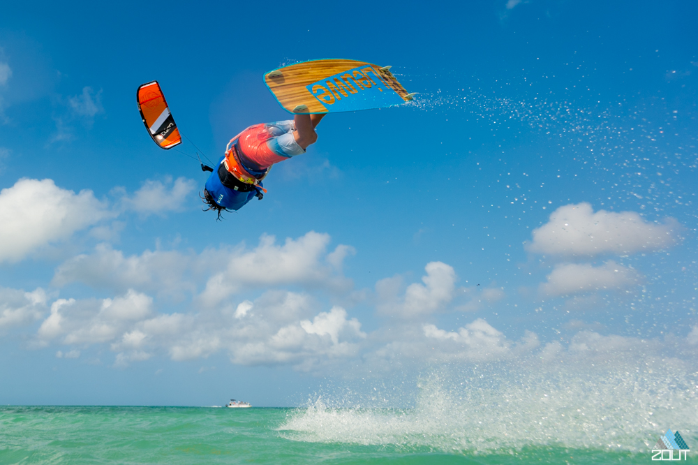 Kiteboarding Aruba Caribbean Zout Fotografie