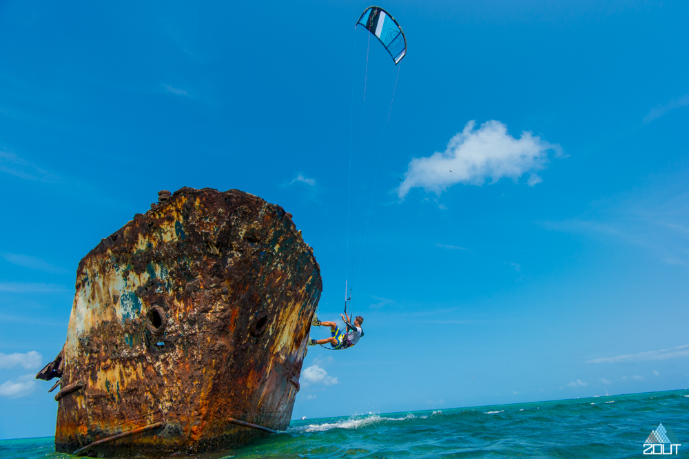 Kiteboarding Aruba Caribbean Zout Fotografie