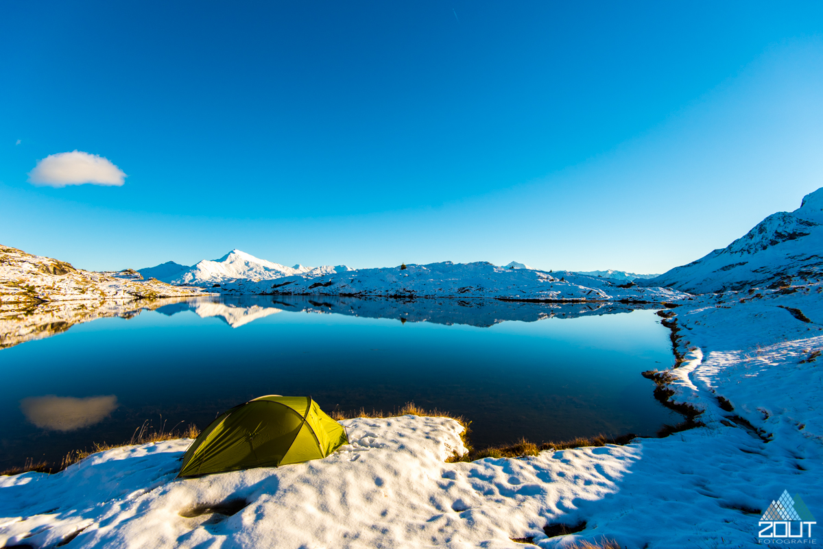 Lac Blanc Vanoise national park Dent Parrachée