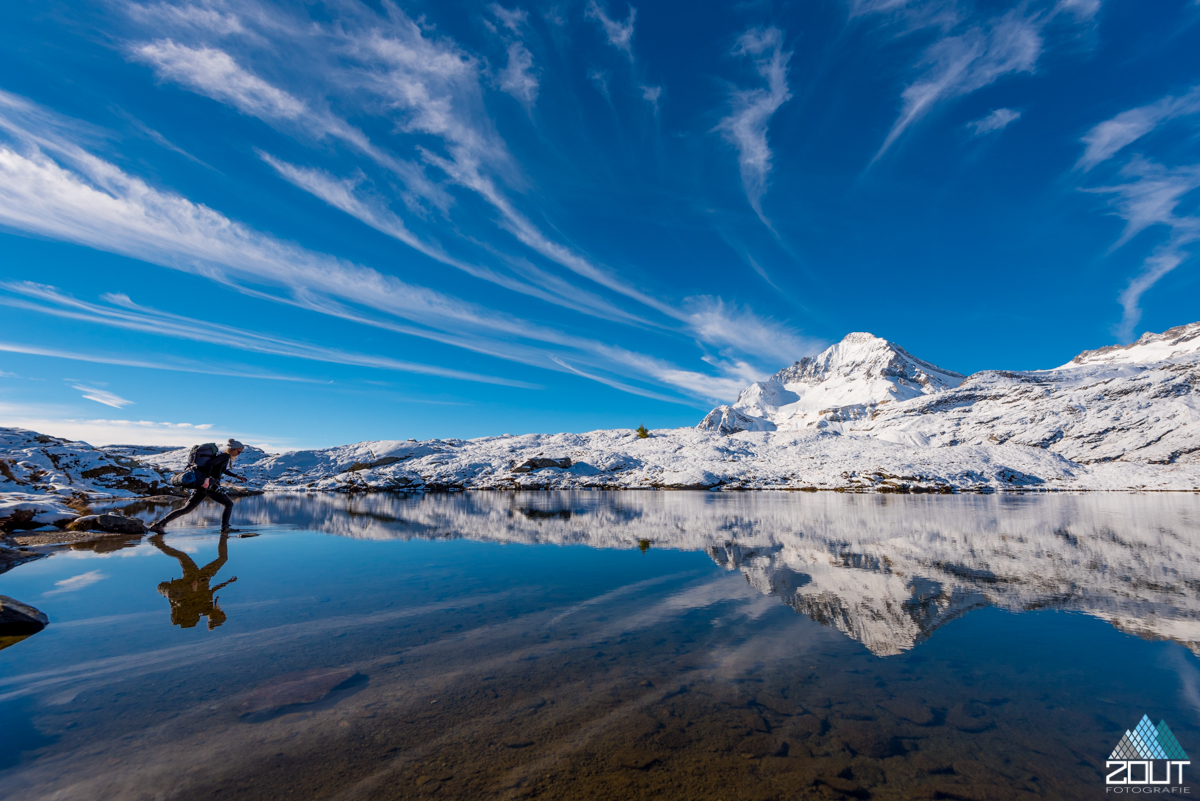 Lac Blanc Vanoise national park Dent Parrachée