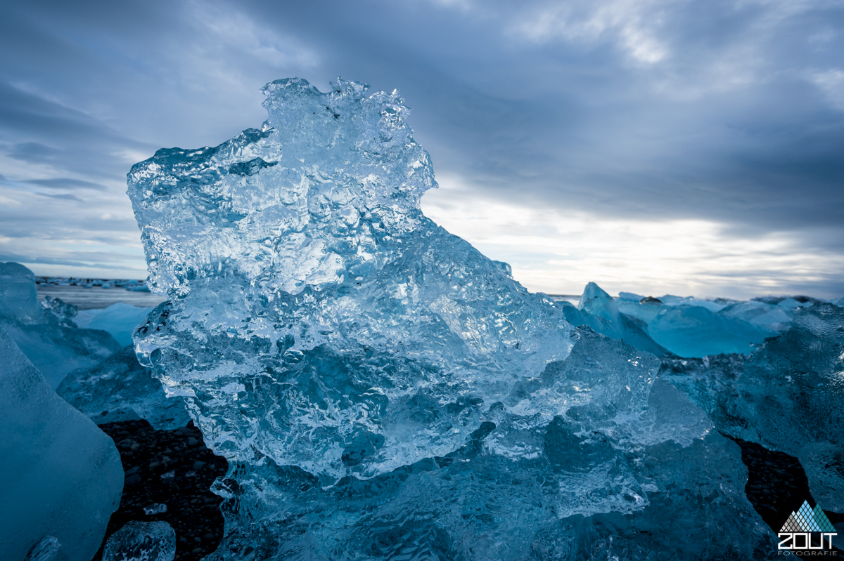 IJsgrot Ijsland Drone Jökulsárlón Iceland IJsland Zout Fotografie