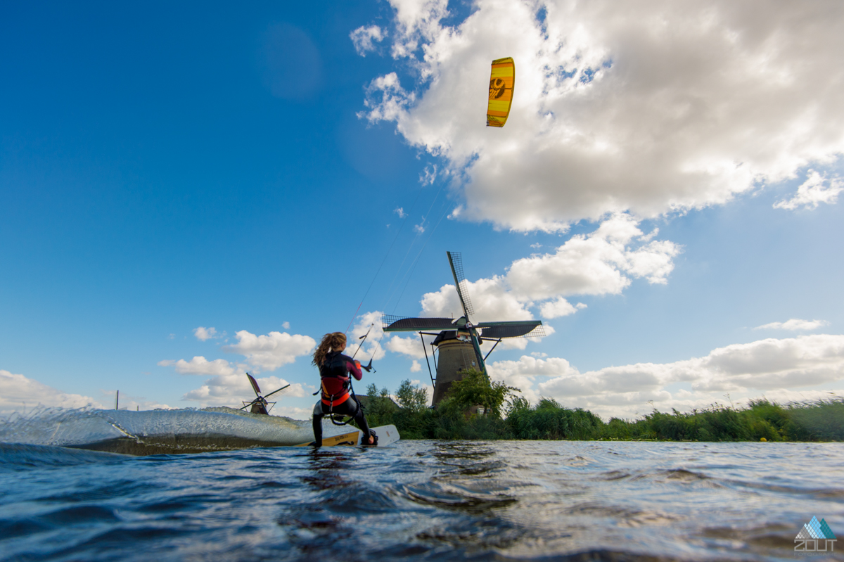 Kiteboarden Zaanse Schans