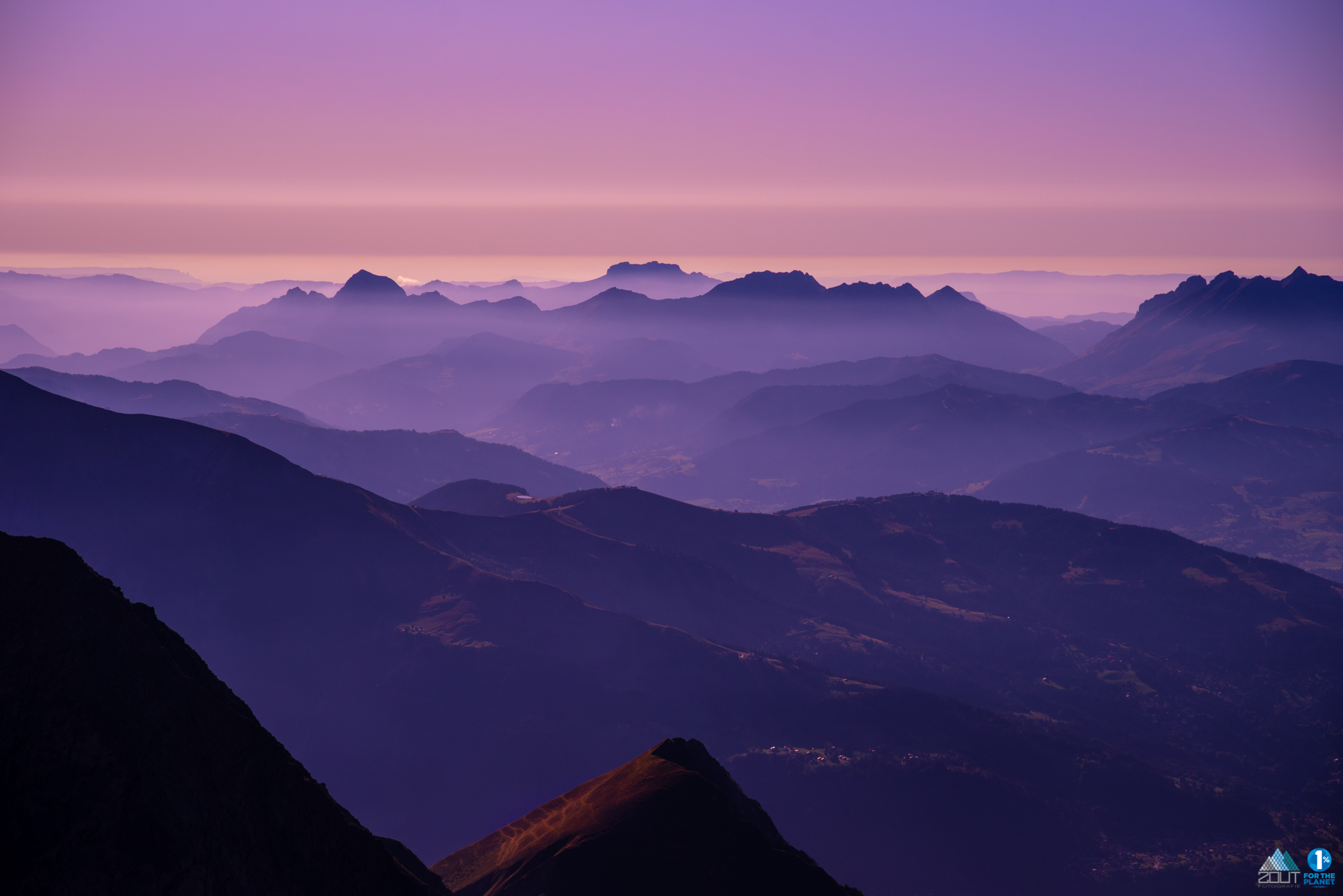 Sunset Alps Zonsondergang Alpen
