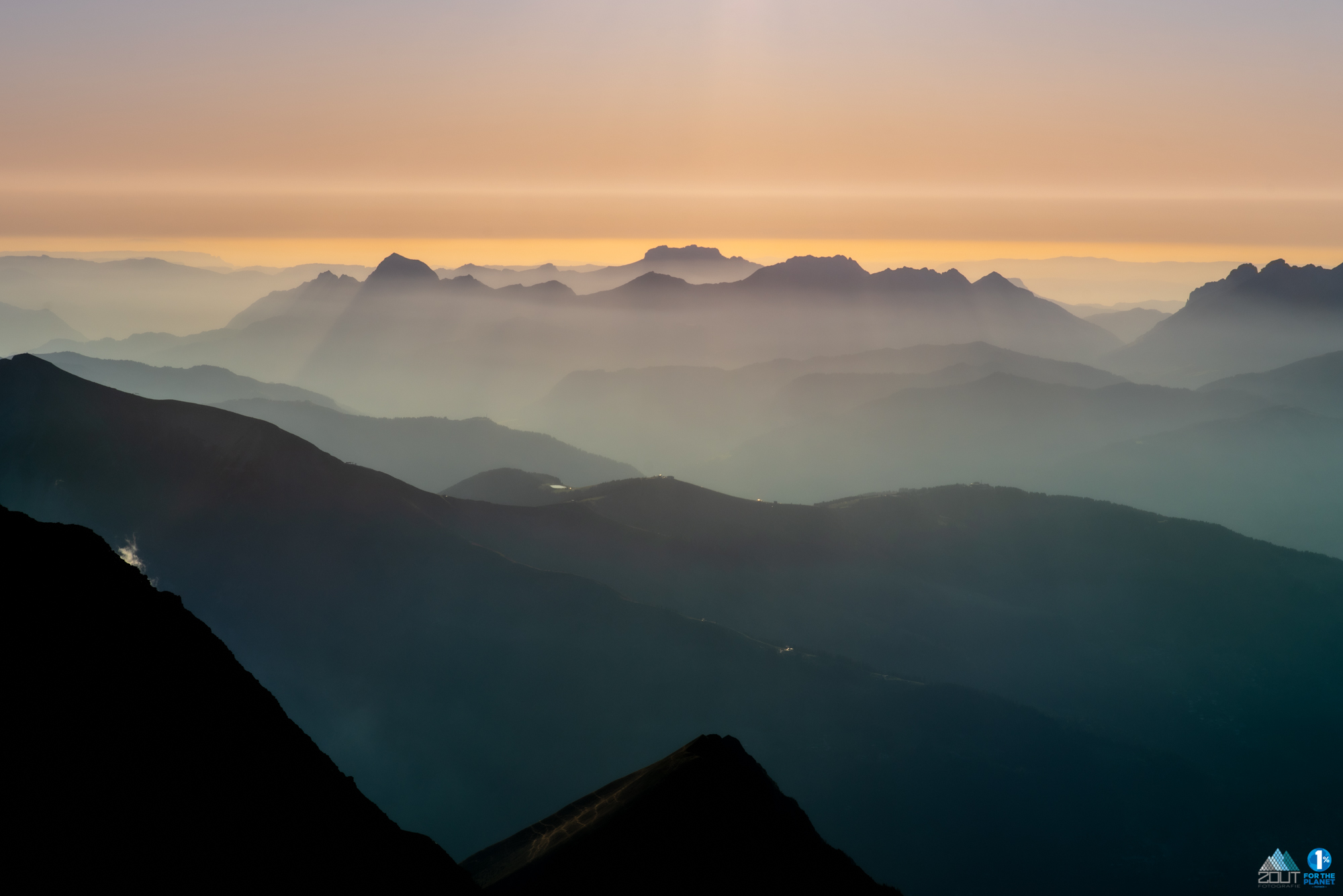 Zonsopkomst Alpen