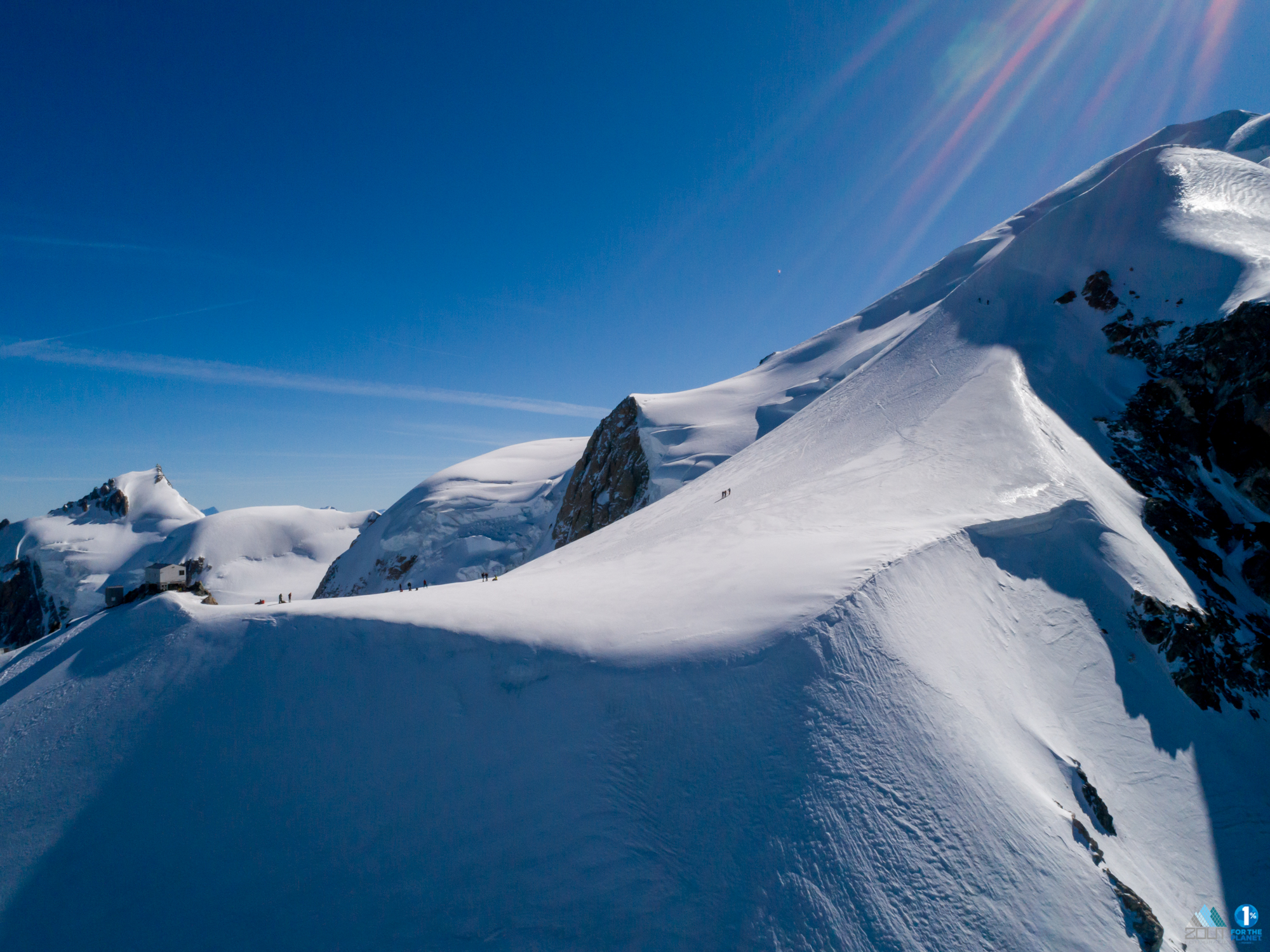 Beklimming Mt Blanc Normaal route foto