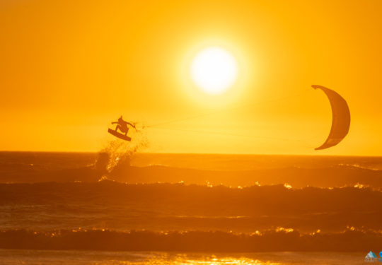 Roderick Pijls freestyle kiteboarding Cape Town