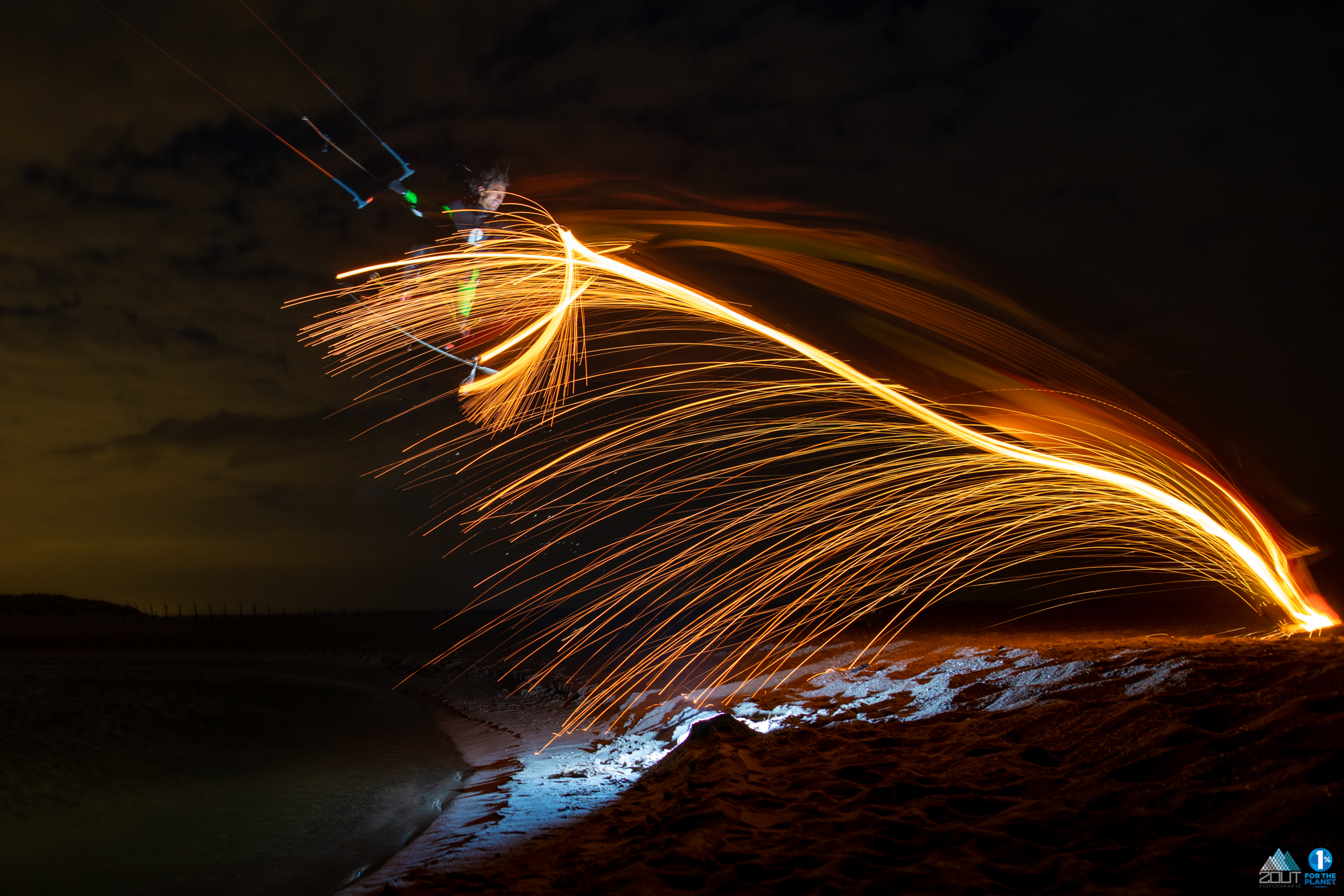 Staalwol fotografie kitesurfen