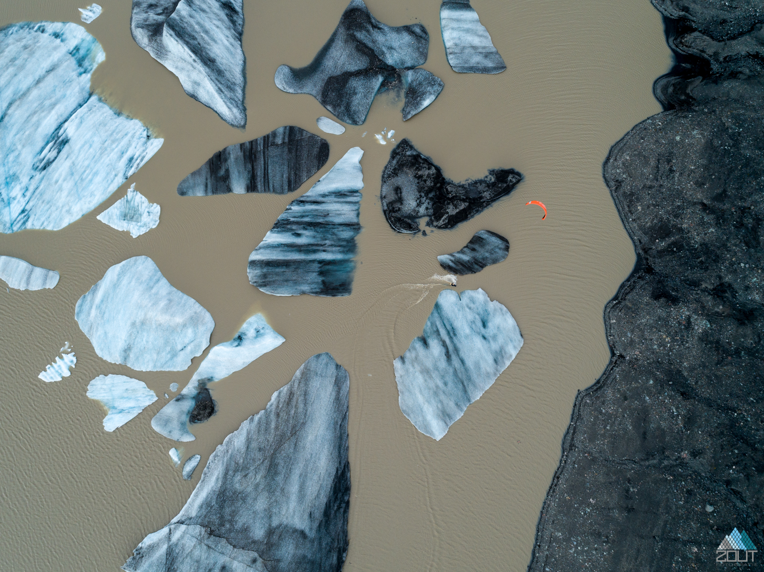 Roderick fotograaf rein rijke Pijls kitesurfend ijsbergen