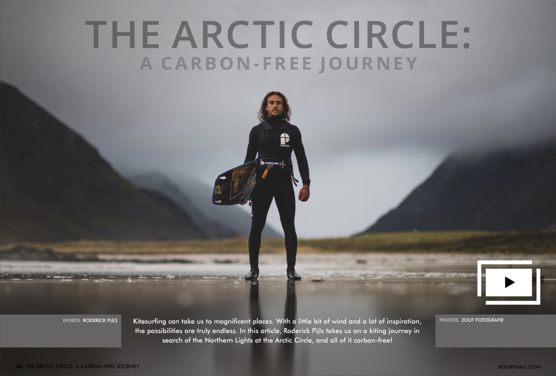 CO2 neutraal naar Noorwegen kitesurfen Rein Rijke Roderick Pijls Zout Fotografie